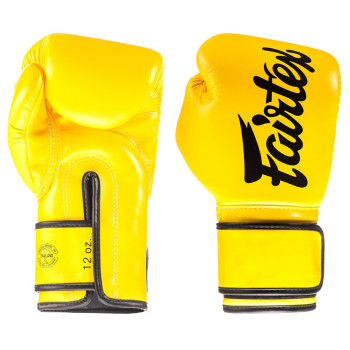 Fairtex BGV14 Boxing Gloves Yellow 